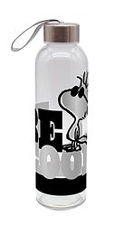 GEDA LABELS Unisex jeugd Peanuts Be Cool drinkfles, glazen fles, meerkleurig, 500 ml