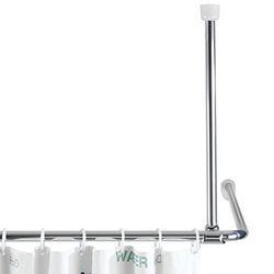 WENKO Suporte barra de 25 mm, 57 cm cromado - 57 de longue, chrome, alumínio, 57 cm, cromado