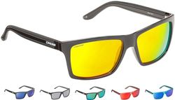 Cressi Rio Óculos de sol desportivos polarizados unissexo para adulto, preto/amarelo, tamanho único