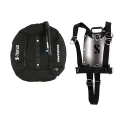 Scubapro Pure TEK 60 Set Détendeur en Carbone pour plongée Unisex-Adult, Multicolor, Taille Unique