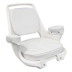 Wise Sabio 8 wd1007 – 3-710 Capitanes Silla con Cojines y Placa de Montaje, Color Blanco