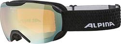 ALPINA Unissexo - Adultos, PHEOS S Q-Lite Óculos de esqui, Black Matt, One Size