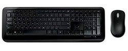 Microsoft Wireless Desktop 850 Keyboard Mouse Included RF Wireless Black, QWERTY Layout