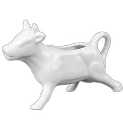 Holst Porzellan KG 0921 FA1 Gieter 0,12 l "Koei", wit, 16 x 6 x 11,5 cm