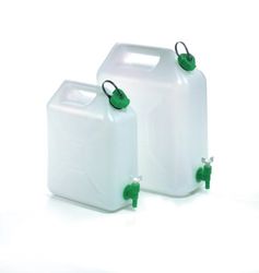 Happy People Waterjerrycan kunststof 20 l met kraan, transparant, 78328