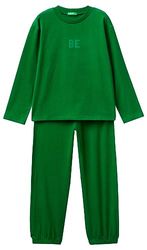 United Colors of Benetton Unisex-pyjamas för barn och tonåringar, Verde Bosco 1u3, XL