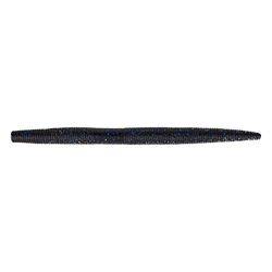 Berkley Powerbait Maxscent The General Worm Lot de 10 appâts de pêche 10,2 cm Noir/Bleu moucheté