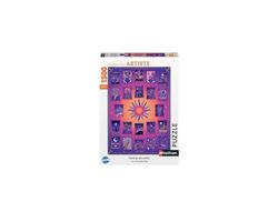 Nathan - Puzzle 1500 elementów - Tarot i wróżbiarstwo - Coralie Fau - Dorośli i dzieci od 14 lat - Puzzle najwyższej jakości - Kolekcja artystów - 87298