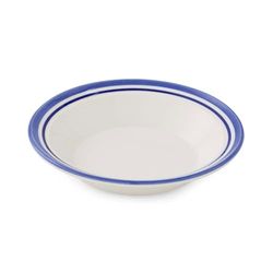 Potter's Stripe Set of 4 Soup Plates, Blue