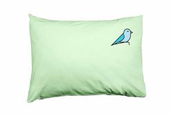 Bona Basics, Housse de Coussin Décorative, Décoration de la Maison pour canapé, Cafétéria, Taille: 50x35 cm, Couleur: Vert Clair