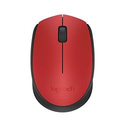 Logitech M171, Mouse senza fili, Rosso