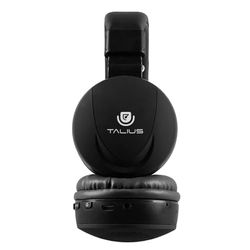 watiowave Cuffie Bluetooth senza fili con microSD, radio FM, microfono e controllo del volume, ideali per ascoltare musica e chiamare.