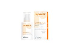 Repavar Revitalizante - Crema Contorno de Ojos con Acción Antiarrugas - Elaborada con Vitamina C - Previene la Aparición de Bolsas, Ojeras y Patas de Gallo - 100 ml