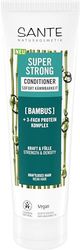 SANTE Naturkosmetik superstark balsam ekologisk bambu 3-faldigt proteinkomplex, veganskt hårbalsam utan silikoner, ger näring och stärker livlöst hår, för en tätare hårkänsla, 150 ml