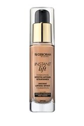 Deborah Milano - Fond de teint Instant Lift SPF 30, 05 Amber, Effet Lifting et Éclairant, Formule Antioxydante avec Centella Asiatique, donne une peau élastique, tonique et poncée, 30 ml