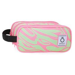 Enso Fleur Astuccio Triplo Multicolore 22x10x9 cm Poliestere, multicolore, Taglia unica, Astuccio triplo