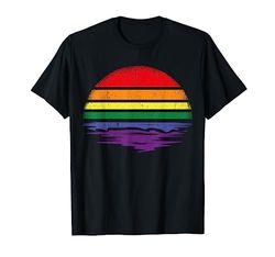 LGBT HEART Orgullo Gay Lesbiano Bandera LBGT Homosexualidad Camiseta