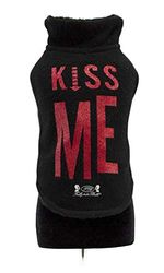 Trilly tutti Brilli Tropez - Sudadera con Interior de Peluche y aplicación térmica de Vinilo, Color Negro – 1 Producto