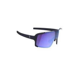 BBB Fietsbril Sportbril Hoog Contrast Fietsen Zonnebril Mannen en Vrouwen 100% UV-bescherming Grind Bike Racefiets & MTB Chester FLUX Glossy Zwart Blauw BSG-74