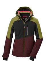 killtec Donna Giacca da sci/giacca funzionale con cappuccio con zip KSW 37 WMN SKI JCKT, kiwi, 42, 41971-000