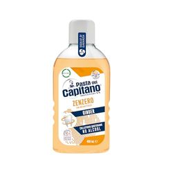 Pasta del Capitano, Ingwer Mundwasser, Alkoholfreies tägliches Mundwasser, Gewährleistet erfrischende Wirkung, Mit antibakterieller Wirkung, 100% Made in Italy, 400 ml Flasche