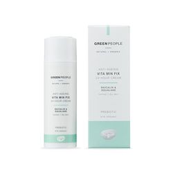 Green People Vita Min Fix Crema Idratante - Crema 24 ore - Con Squalano (derivato dalle Olive) per Pelle Normale e Secca - Senza Parabeni e Alcol - Senza Crudeltà e Vegan - 50ml