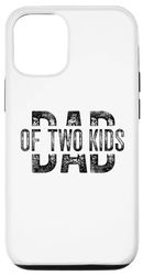 iPhone 14 Dad of Two Kids Gifts Daddy of 2 Kids Father's Day Case