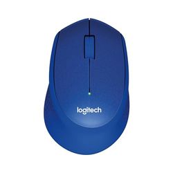 Logitech M330 SILENT PLUS Mouse Wireless, 2,4 GHz con Ricevitore USB Nano, Tracciamento Ottico 1000 DPI, Durata Batteria di 2 Anni, Compatibile con PC, Mac, Laptop, Chromebook - Blu