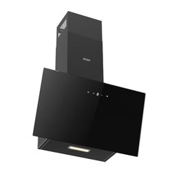 Svan Campana Extractora Inclinada 90cm Negro SCPD901AN. Potencia 41,5m3/h, Tiro Doble, 3 Velocidades, Control Táctil, Filtro apto para Lavavajillas