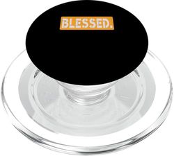 Naranja BLESSED. Gráfico Naranja PopSockets PopGrip para MagSafe
