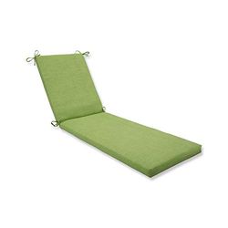 Kudde perfekt inomhus/utomhus grön strukturerad solid schäslongkudde 80 in. L X 23 in. W X 3 in. D