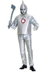 Rubie's Wizard Of Oz Tin Man Kostuum, Zilver Metallic, PLUS