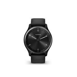 Garmin vívomove Sport - Smartwatch híbrido con funciones de seguimiento de la salud y bienestar, Negro (Reacondicionado)