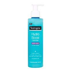 Neutrogena Aloe Vera, Hydro Boost Gelée Milk Cleanser, For Visibly Clean Skin, Face Wash Formulated with Hyaluronic Acid, 200 ml (Pack of 1)