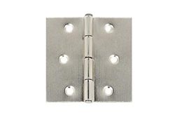 Mobila RS00244 - Bisagras cuadradas, hierro galvanizado, 30 x 30 mm, 2 unidades