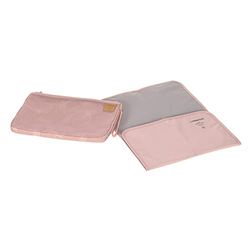 LÄSSIG Baby luiertas met aankleedkussen voor onderweg/casual hangende organizer, Soft Stripes Rose, 1106015785