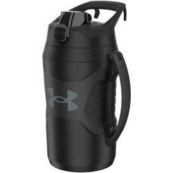 Under Armour Playmaker Sport kan, waterfles met handvat, schuim geïsoleerd en lekbestendig, 64 oz, zwart/zwart