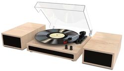 Wiibo Mustang 1970-BT Natural Tocadiscos Vintage Bluetooth con Altavoces incorporados Premium