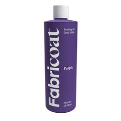 Furniture Clinic Fabricoat Fabric Paint – Ripristina o cambia il colore di qualsiasi tessuto - Dipingi direttamente sul tessuto - Trasforma qualsiasi cosa – Divani, Paralumi (500ml, viola)