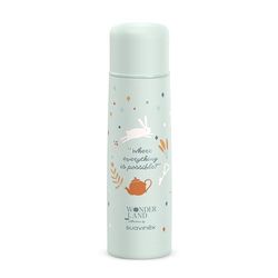 Suavinex, Bouteille Isotherme, Thermos Bébé 100% Inox. Maintient la Température Pendant Plus de 6 Heures. Hermétique, Fermeture Par Pression. Qualité et Résistance. 500 ml, Wonderland, Vert