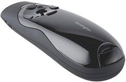 Kensington Presenter Expert Green Light Wireless Presenter with Cursor Control, Joystick and Backlight Buttons - Black