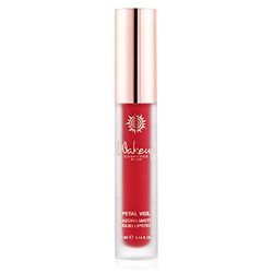 Wakeup Cosmetics - Petal Veil Liquid Lipstick, Długotrwała matowa szminka, efekt bez transferu, kolor Royal Red