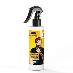 LAAV Nettoyant Cuir Leather Cleaner (250 ML) I Nettoyant Cuir Canapé, Voiture I Élimine la Saleté et Les Taches, ne Dessèche Pas I Nettoyage pour Tous Les Produits en Cuir I PFC-Free