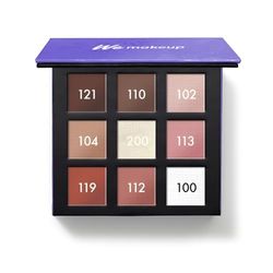 We Make-Up As Palette - WeGang Palette (121, 110, 102, 104, 200, 113, 119, 112, 100) - 9 ombretti colorati ultra pigmentati a lunga durata, con specchio