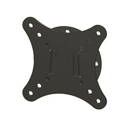 TM Electron TMSLC001 Suporte de parede universal fixo para monitores ou televisores LED, OLED, LCD, plasma de 10" até 24", máximo 25 kg, VESA 100 x 100, preto