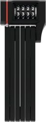ABUS Bordo uGrip 5700C SH serratura pieghevole con staffa - Serratura per bicicletta codice a combinazione e barre spesse 5 mm Livello di sicurezza 7 80 cm Nero
