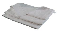 Gözze - Essuie-Mains, Lot de 4, Doux et absorbant, 100% Coton, 30 x 30 cm - Blanc