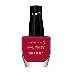 Max Factor Smalto Unghie Nailfinity Gel Colour, Smalto a Lunga Tenuta Effetto Gel, 310 Red Carpet Ready