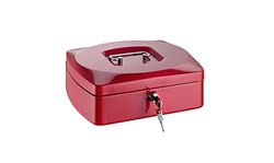 ALCO-ALBERT 8420-12 Caja de caudales, 255 x 200 x 90 mm, roja