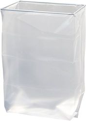 IDEAL 9000030 duurzame plastic zak, transparant, 50 stuks